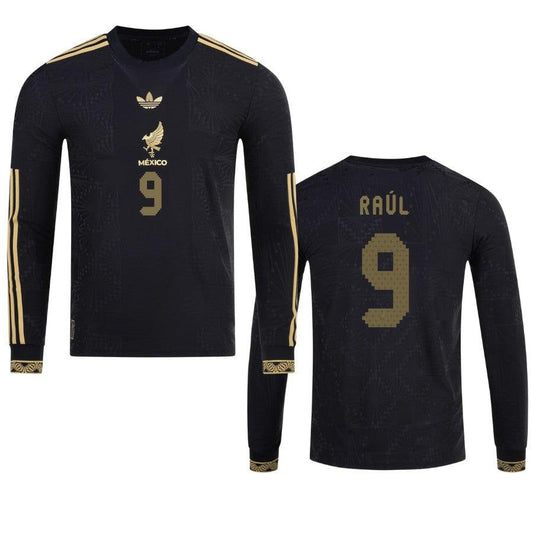 Mexico Raúl Jiménez 2025 Special Edition Long Sleeve Authentic Player Third Jersey by adidas