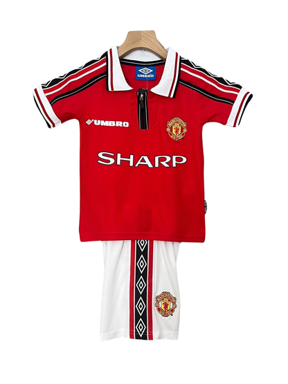 Kids Manchester United Home Kit 1999/2000 - Retrﾃｴ