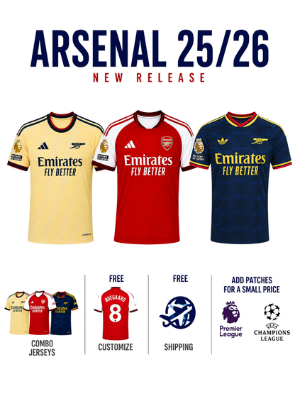 Kit Arsenal Home, Away and Third 2026/27