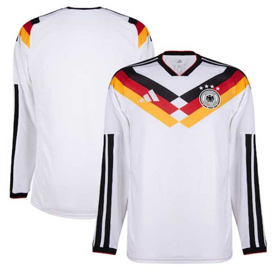 Germany Home Long Sleeve Fan Jersey Shirt 2026 World Cup