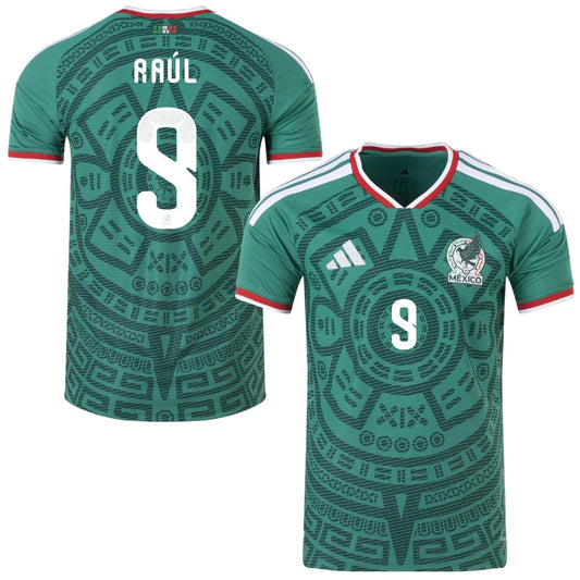Mexico Home RAÚL 9 Authentic Player Shirt 2026 World Cup