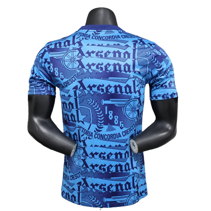 Arsenal 25/26 Pre-Match Jersey - Blue - Player Version