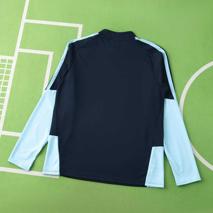 Argentina World Cup 2026 Half-Zip Training Suit Set Blue