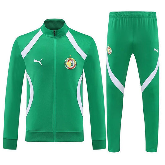 Senegal 2025 Full-Zip Green TrackSuit