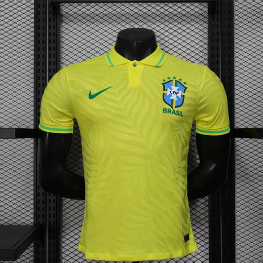 Brazil 25/26 Polo Edition Jersey - Yellow - Player Version - Slim Fit